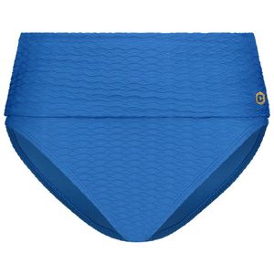 Flipover bikini bottom blue snake