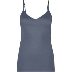 spaghetti top v-neck indigo blue