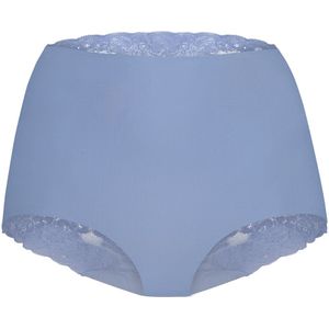 High waist met kant lavender blue