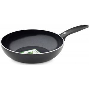GreenPan Cambridge wokpan 28cm - zwart - inductie - PFAS-vrij