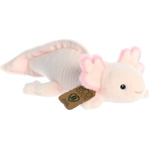 Aurora Eco Nation Pluche Knuffeldier Axolotl - Roze - 37 cm - Waterdieren Thema Speelgoed