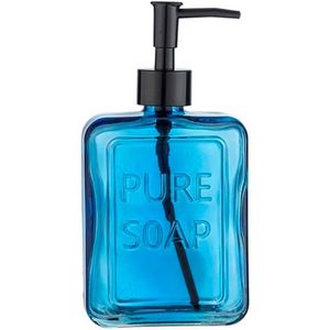 Zeeppomp - Glas - Blauw - 550 ml