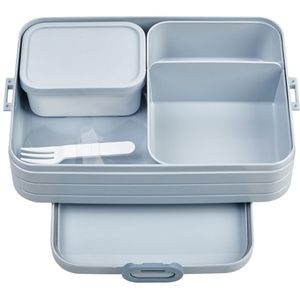 Mepal Bento Lunchbox large – Broodtrommel - 8 boterhammen - Nordic blue