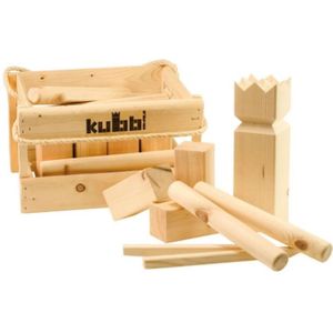 Kubb spel - houten krat