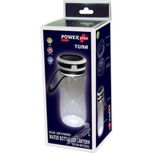 POWERplus Tuna Solar Verlichting Bidon Waterfles Camping Lamp Zonne-energie - Solar Verlichting 