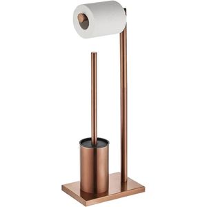 Toiletbutler - Wc Rolhouder - Wc Borstel - Copper - Staand