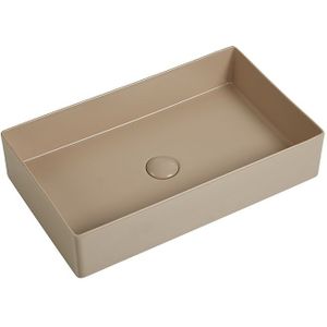 Wastafel Vincenza 60x36x13cm mat beige