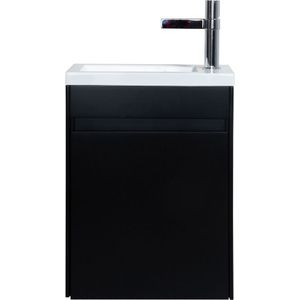 Fonteinmeubel Antonio 40cm mat zwart