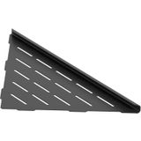 Stripe Corner hoekplanchet inbouw 30x25 cm mat zwart