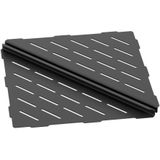 Stripe Corner hoekplanchet inbouw 30x25 cm mat zwart