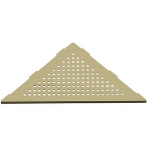 Square Corner hoekplanchet inbouw 30x25 cm mat goud