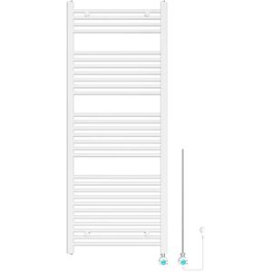 Elektrische designradiator Sofia 150x60cm mat wit 700W
