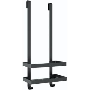 Doucherek en shampoohouder 52cm gun metal