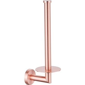 Dubbele reserve rolhouder rosé goud rond