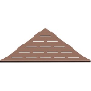 Stripe Corner hoekplanchet inbouw 30x25 cm copper
