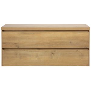 Badkamermeubel Nero voor waskom 120cm eiken