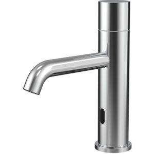 Wastafelkraan met sensor chroom