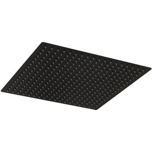 Cube inbouw douchekop 30x30cm mat zwart