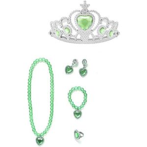 Prinses - Kroon +Juwelen - Groen