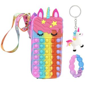 3-Pack-Fidget Toys-Pop It-paars-unicorn