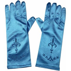 Frozen Elsa -voor bij je prinsessenjurk - verkleedjurk  - handschoenen blauw