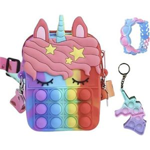 3-Pack - Fidget Toys - Pop It - fidget - unicorn eenhoorn speelgoed
