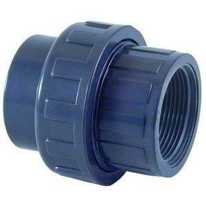 Effast PVC 3/3 Koppeling 63mm Lijmverbinding X 2 Binnendraad