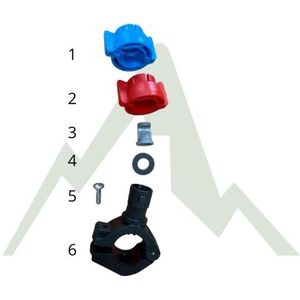 Red Label Nozzle Kap Rood nr 2