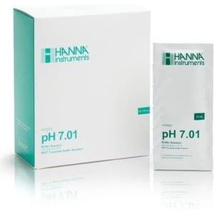 Hanna Instruments Kalibratievloeistof pH 7,01, 25 zakjes van 20 ml