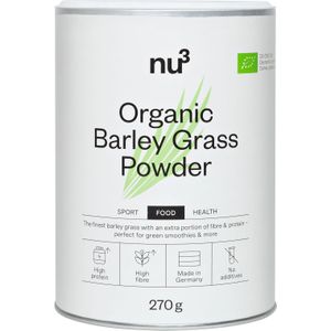 nu3 - Bio Gerstegraspoeder - 270 g - Natuurlijk Groen