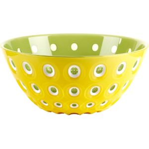 Guzzini - LE MURRINE - Schaal - Ø25 cm - Saffron Yellow/White/Water Lily Green