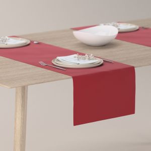 Dekoria Rechthoekige tafelloper rood 40 x 130 cm