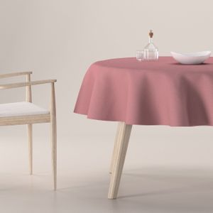 Dekoria Rond tafelkleed mat roze 100 x 100 cm