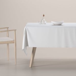 Dekoria Rechthoekig tafelkleed wit 100 x 100 cm