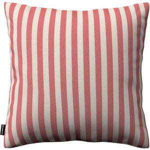 Dekoria Kussenhoes Kinga collectie Quadro rood-ecru  50 x 50 cm