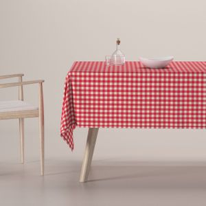 Dekoria Rechthoekig tafelkleed rood-ecru 130 x 160 cm