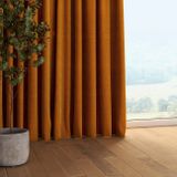 Dekoria Kant en Klaar Gordijn met plooiband, collectie Velvet, geel