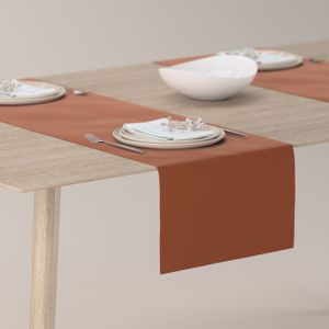 Dekoria Rechthoekige tafelloper bruin-caramel 40 x 130 cm
