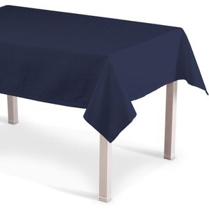 Dekoria Rechthoekig tafelkleed marineblauw 100 x 100 cm
