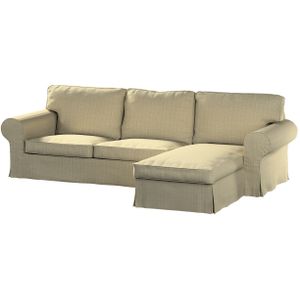 IKEA zitbankhoes voor Ektorp 2-zitsbank met chaise longue, collectie Living, creme-beige