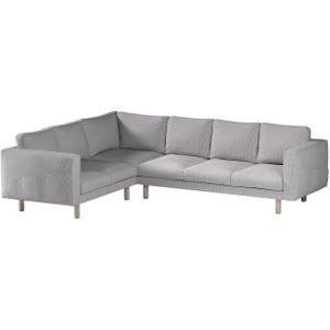 Norsborg hoes voor 5-zits hoekbank, collectie Living II, beige-blauw