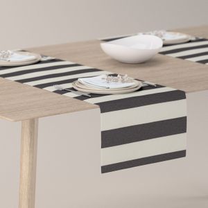 Dekoria Rechthoekige tafelloper wit-grijs 40 x 130 cm
