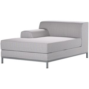 IKEA zitbankhoes/ overtrek voor Kramfors chaise longue links, collectie Living II, beige-blauw