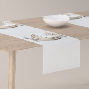 Dekoria Rechthoekige tafelloper wit 40 x 130 cm