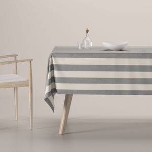 Dekoria Rechthoekig tafelkleed wit-grijs 130 x 210 cm