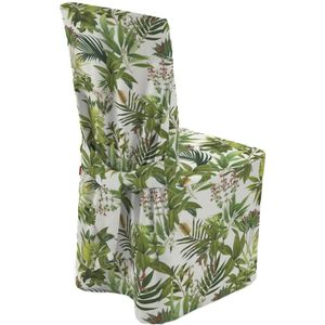 Dekoria Stoelhoes, collectie Tropical Island, groen-wit