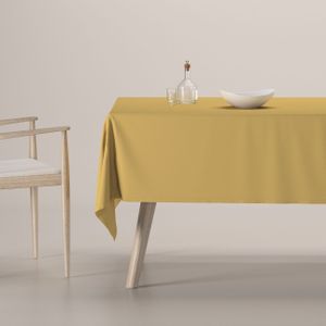 Dekoria Rechthoekig tafelkleed geel mat 130 x 210 cm