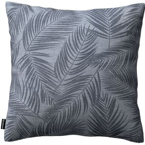 Dekoria Kussenhoes Kinga collectie Flowers grafiet-zilver 60 x 60 cm