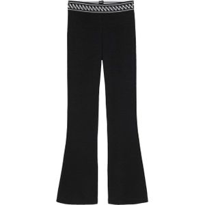 NIK & NIK Jena Flared Legging meisjes broek zwart (Maat: 128) - Effen