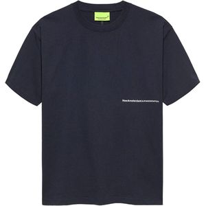 New Amsterdam Heren t-shirt blauw (Maat: S) - Fotoprint - Halslijn: Ronde hals,